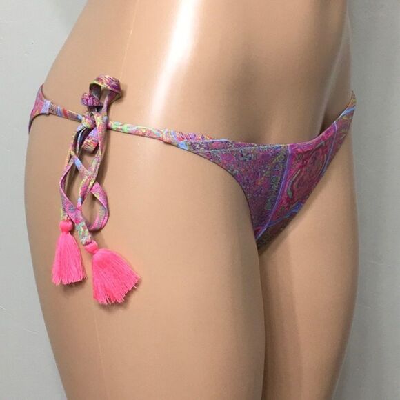 ..PILYQ Morocco Tie Teeny bikini. NWT - Picture 2 of 8